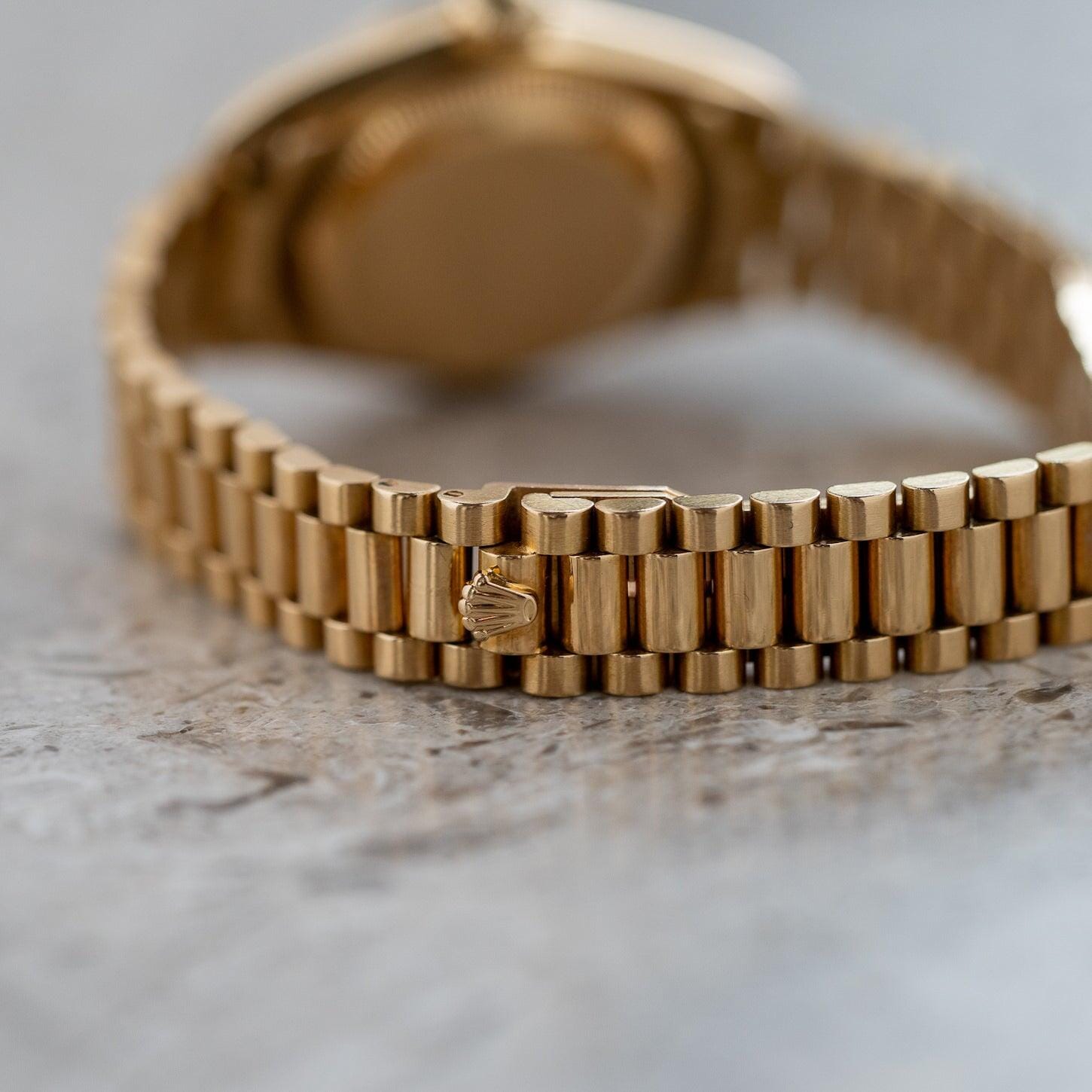 ロレックス デイトジャスト レディース 10Pダイヤ 18金無垢 1994年製