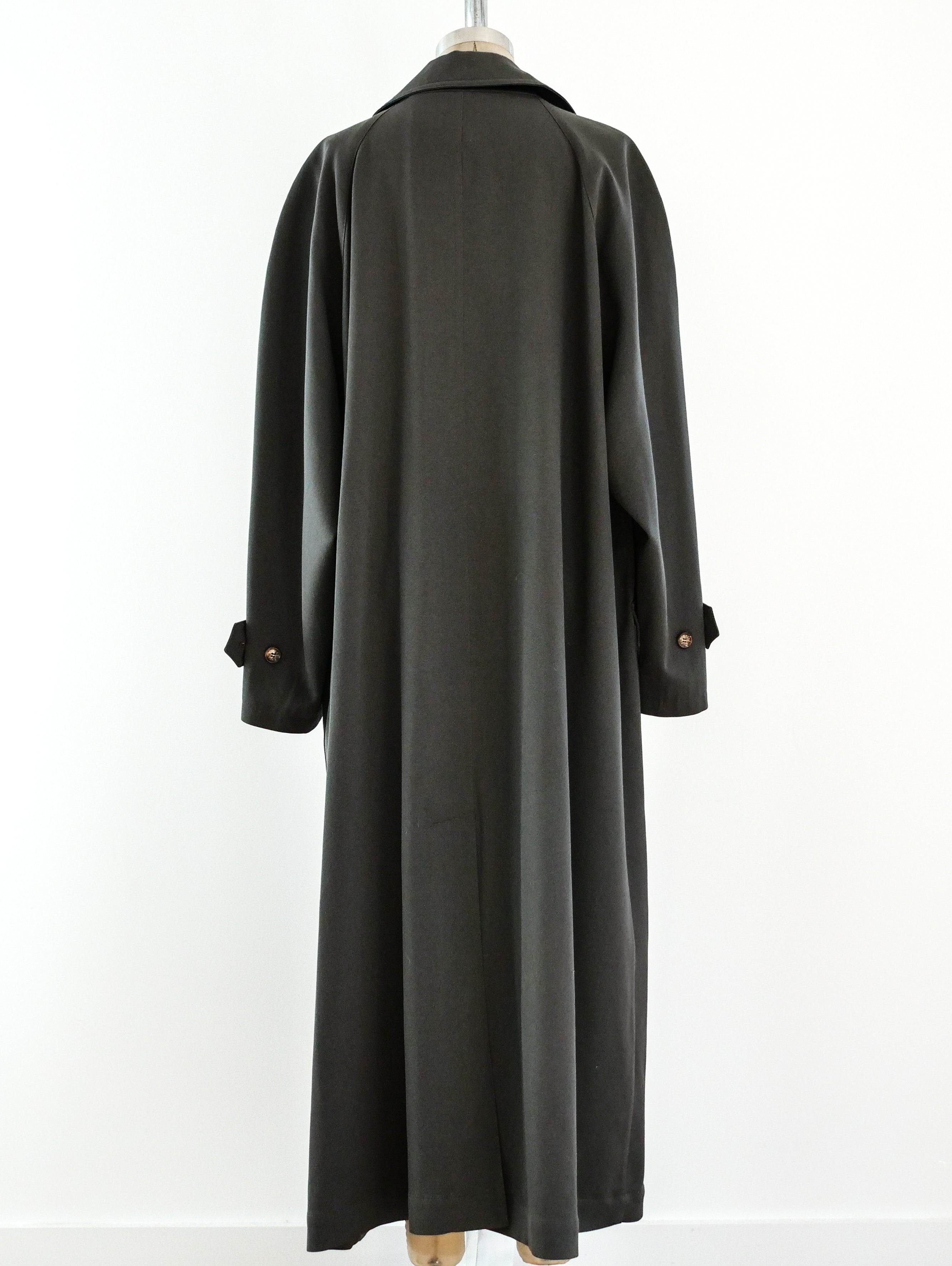 Hermes Olive Green Overcoat