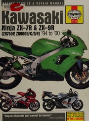 ZX9R Haynes book differences - ZX-9R.Net Forum