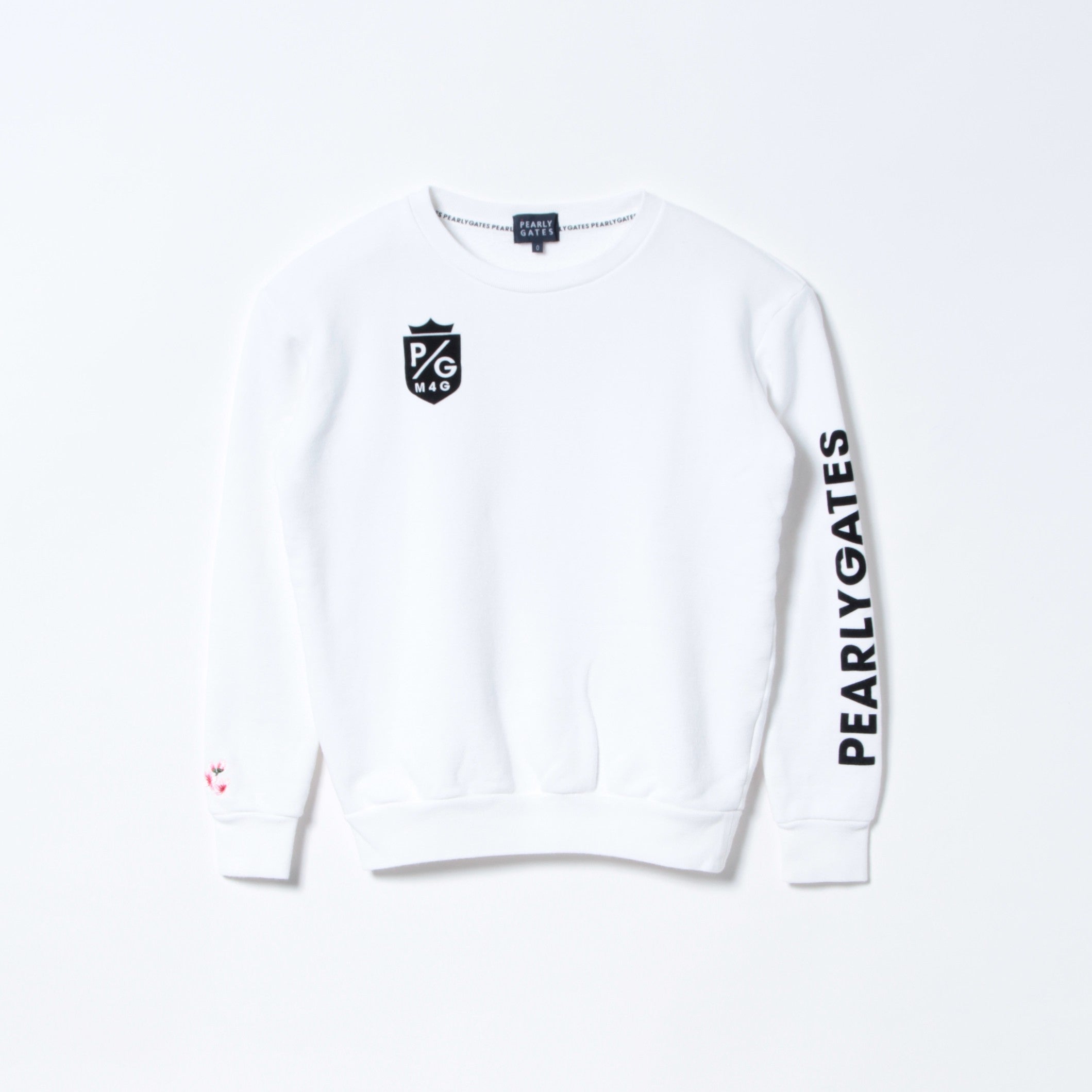 新品 正規品 パーリーゲイツ どうしちゃったPGスウェット 白 サイズ7
