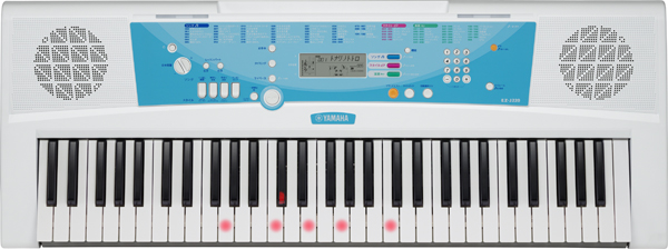 iPadと連動してお気に入りの曲を楽しく演奏できる、光る鍵盤搭載モデル