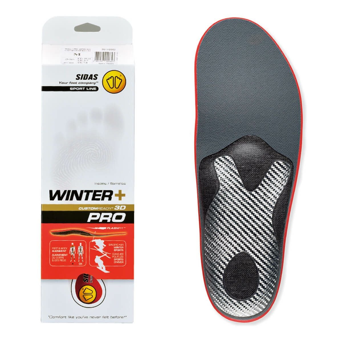 シダス SIDAS WINTER + PRO ウィンタープラス プロ インソール 2025