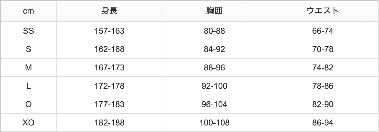 ヨネックス YONEX サイズ 目安表 | アリモトスポーツアリモトスポーツ