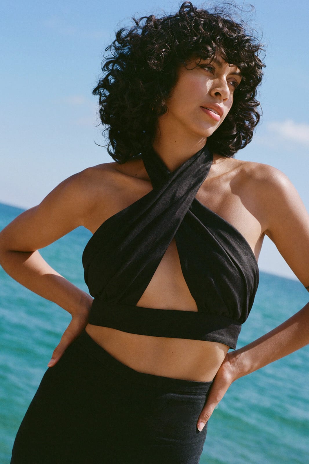 arkitaip - The Margot Criss-Cross Halterneck Top | arkitaip