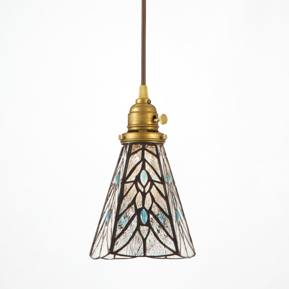 dajjan 希少大型 優しい光と共に 優美なビンテージ ステンドグラス