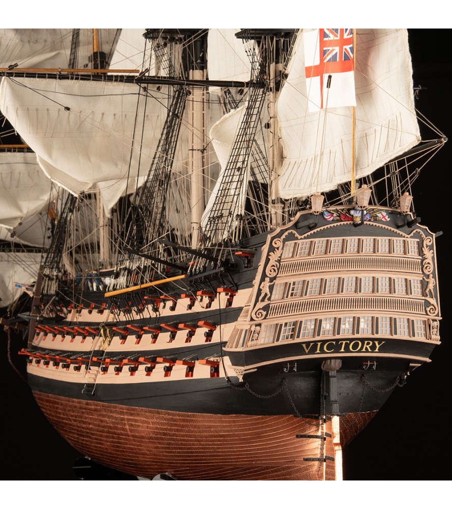 HMS Victory 1:84 Wooden Model Ship of the Line 1805 Trafalgar