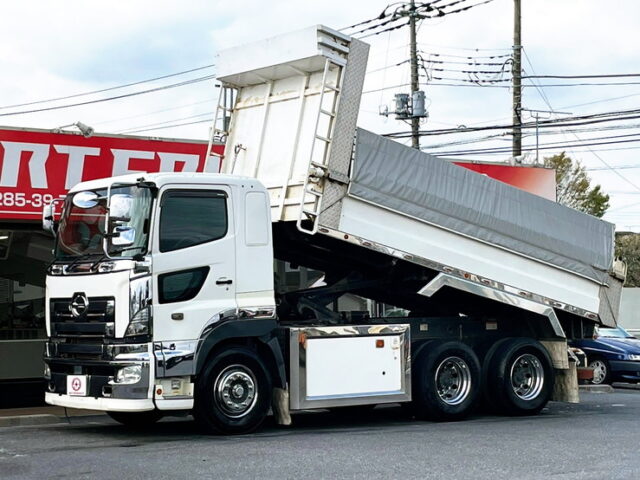 H29 日野 プロフィア ダンプ 5300×2200 ステンレス多数｜中古トラック