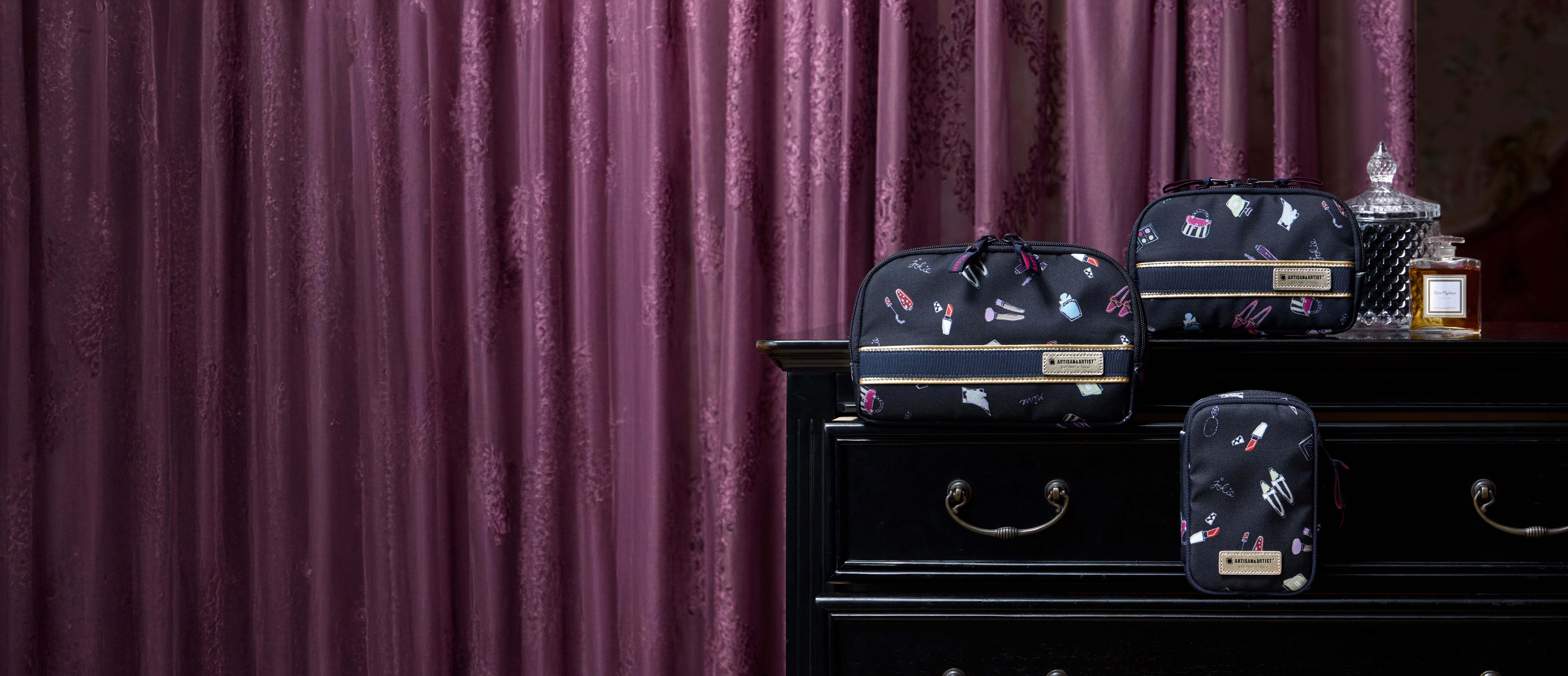 Cosmetic Pouches and Bags: Artisan & Artist