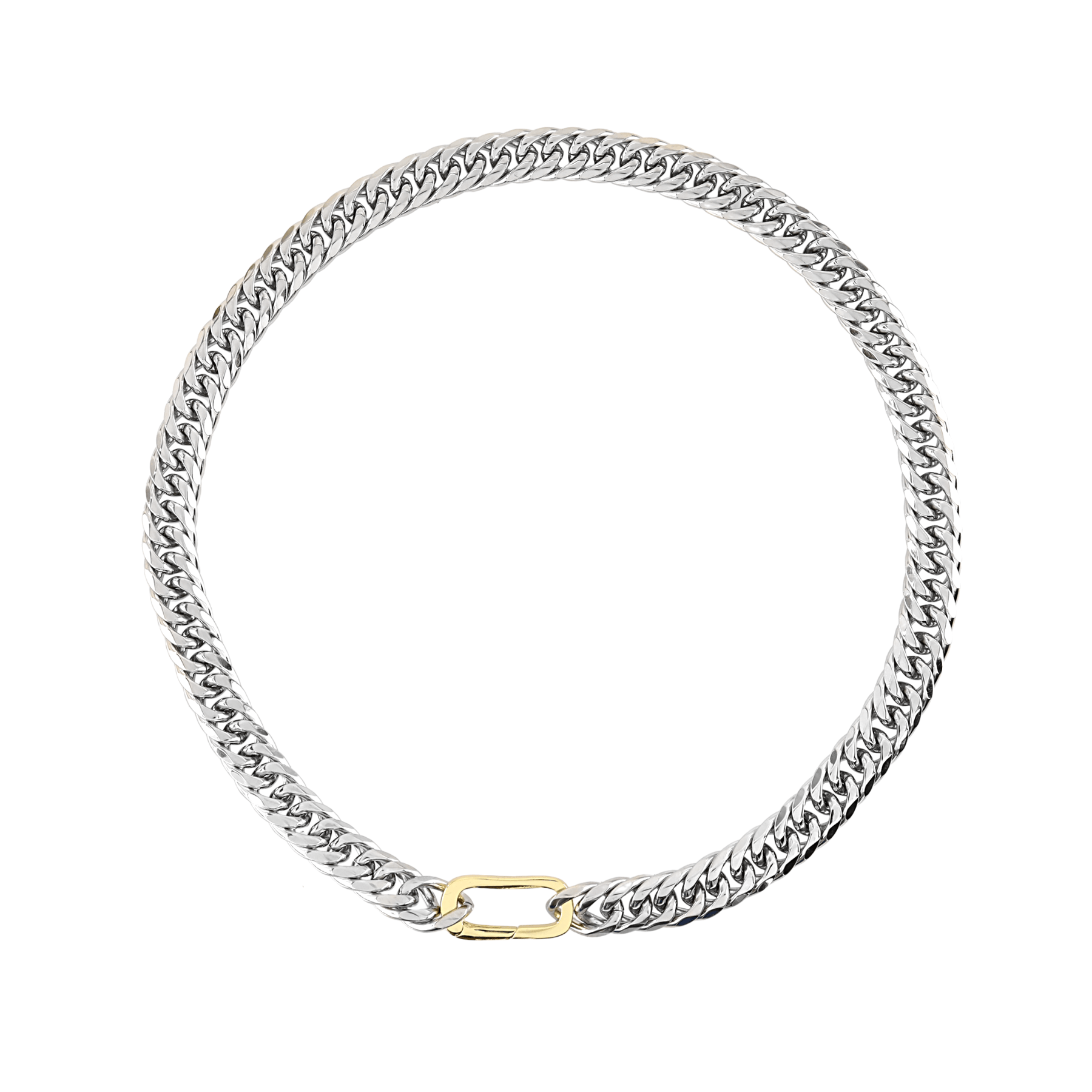 JUST CLICK SILVER CHAIN NECKLACE– Artizan Joyeria