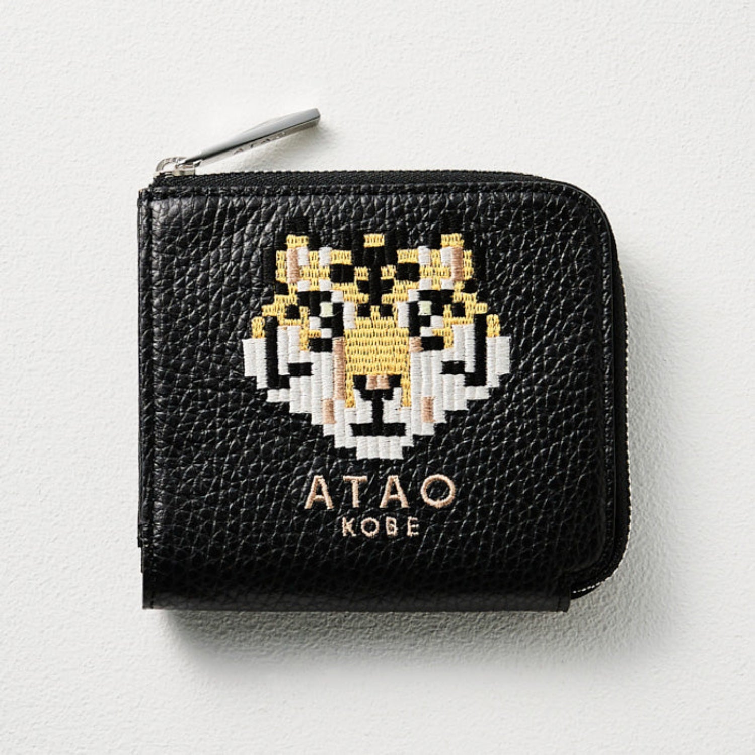 ATAO18周年記念｜SAFARILANDシリーズ｜チェス(CHESS)｜ミニ財布｜刺繍