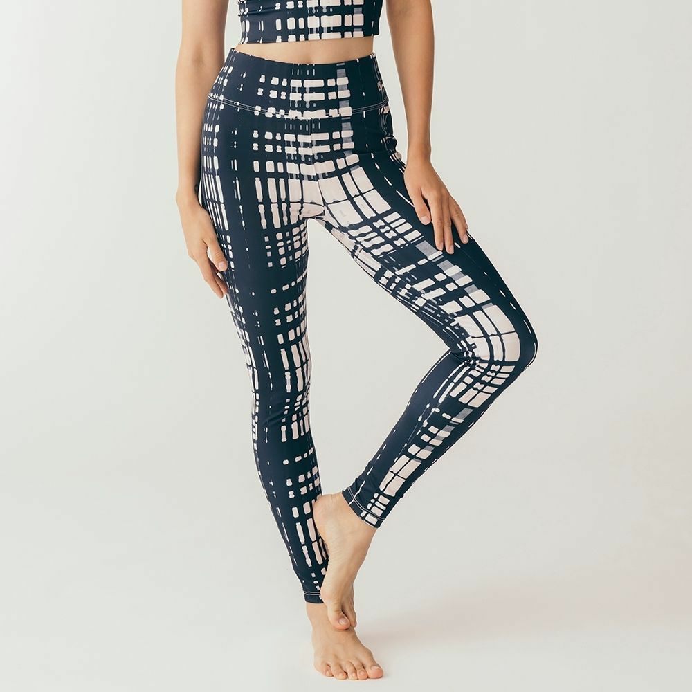 ≪残りS-Mのみ≫【LITHEE（リジー）】チェックプリントレギンス