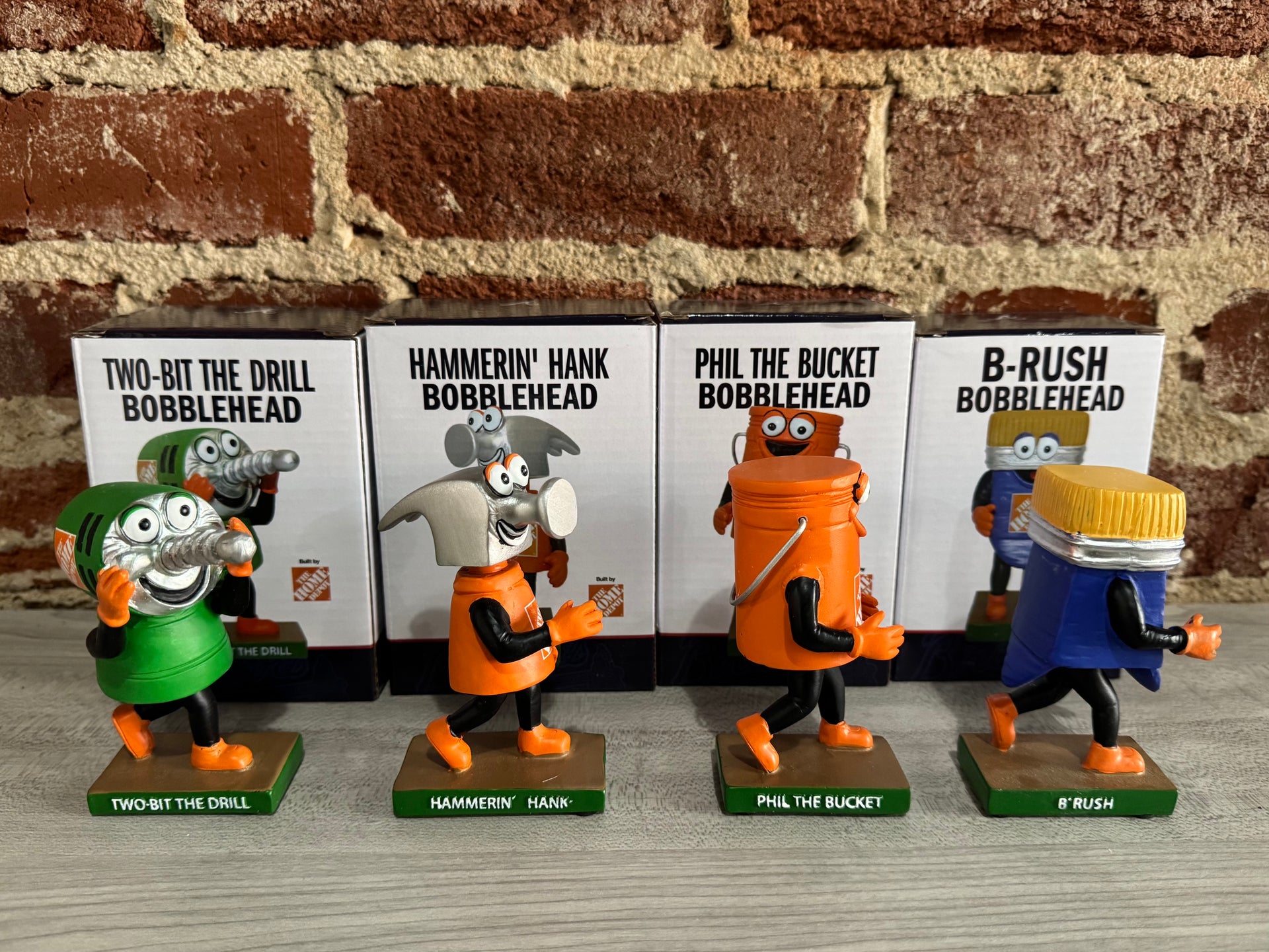 Home Depot Tool Race Mini Bobblehead Set 2023 (Kids Only