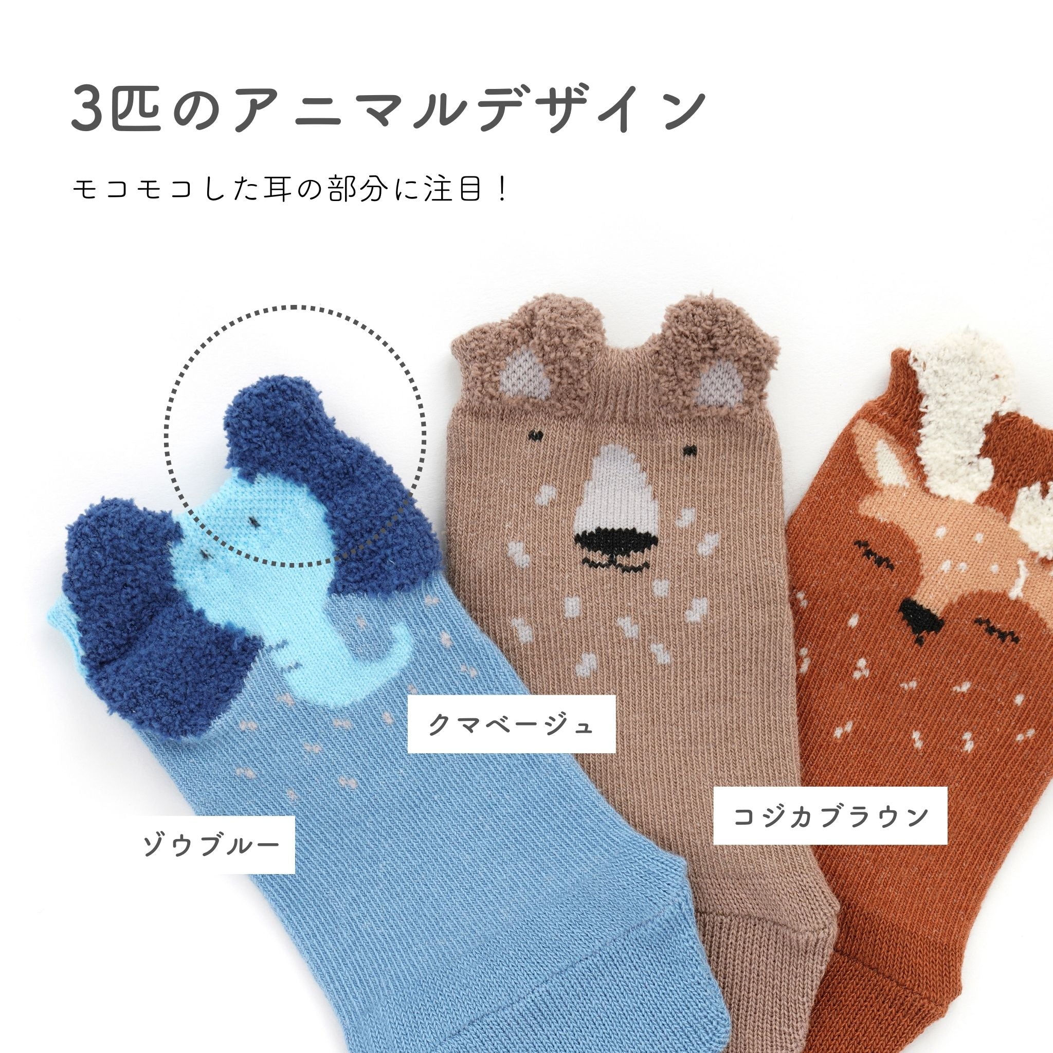 SALE】ズーランドソックスセット（2足入り）