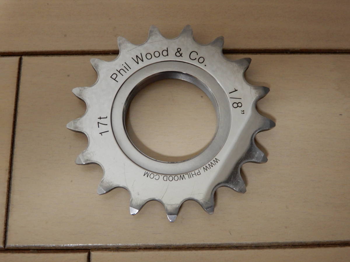 PHILWOOD* SLR track cog (17T) - BLUE LUG ONLINE STORE philwood 17t