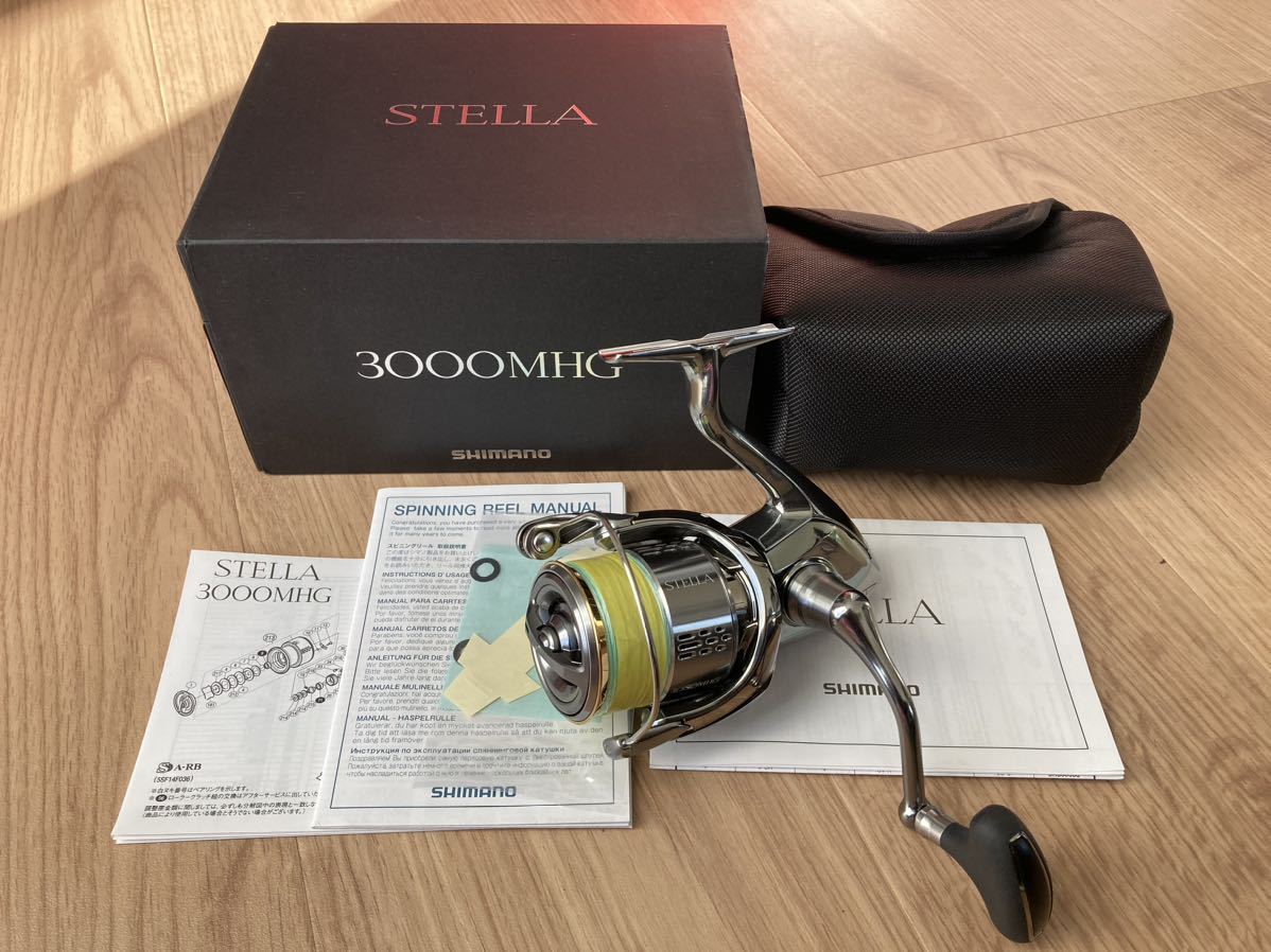 シマノ 18ステラ3000MHG シマノ 18ステラ 3000mhg 美品 中古品 18