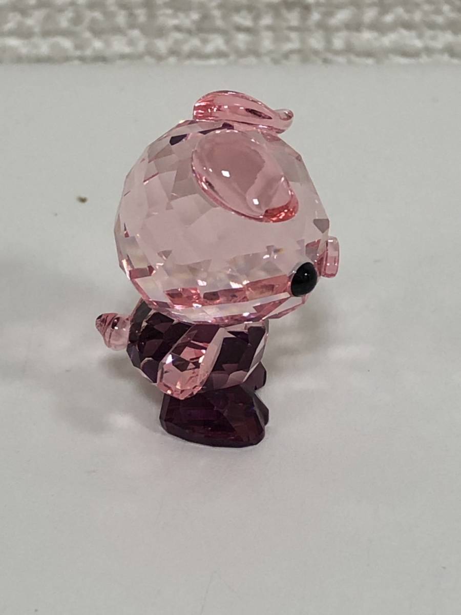 スワロフスキー 希少Swarovski 子ぶた 置物 子ブタ 希少 美品
