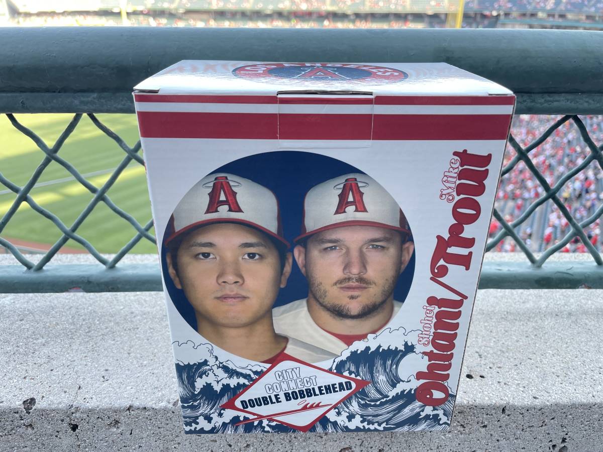 大谷翔平＆マイク・トラウトのボブルヘッド(7⁄1 エンゼルス