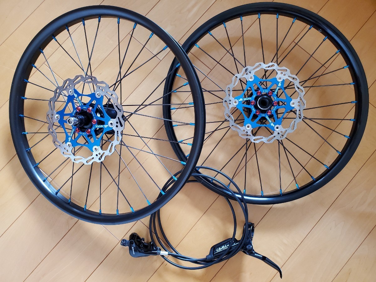 バイクトライアル 20インチ 完組みフロントホイール バイクトライアル