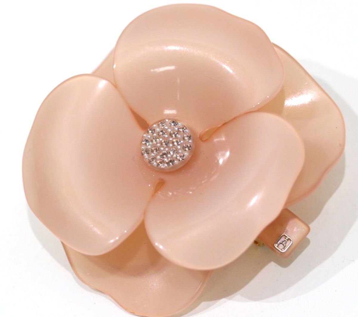 新品タグ付き 花 フラワー ピンク バレッタALEXANDRE DE PARIS 【公式