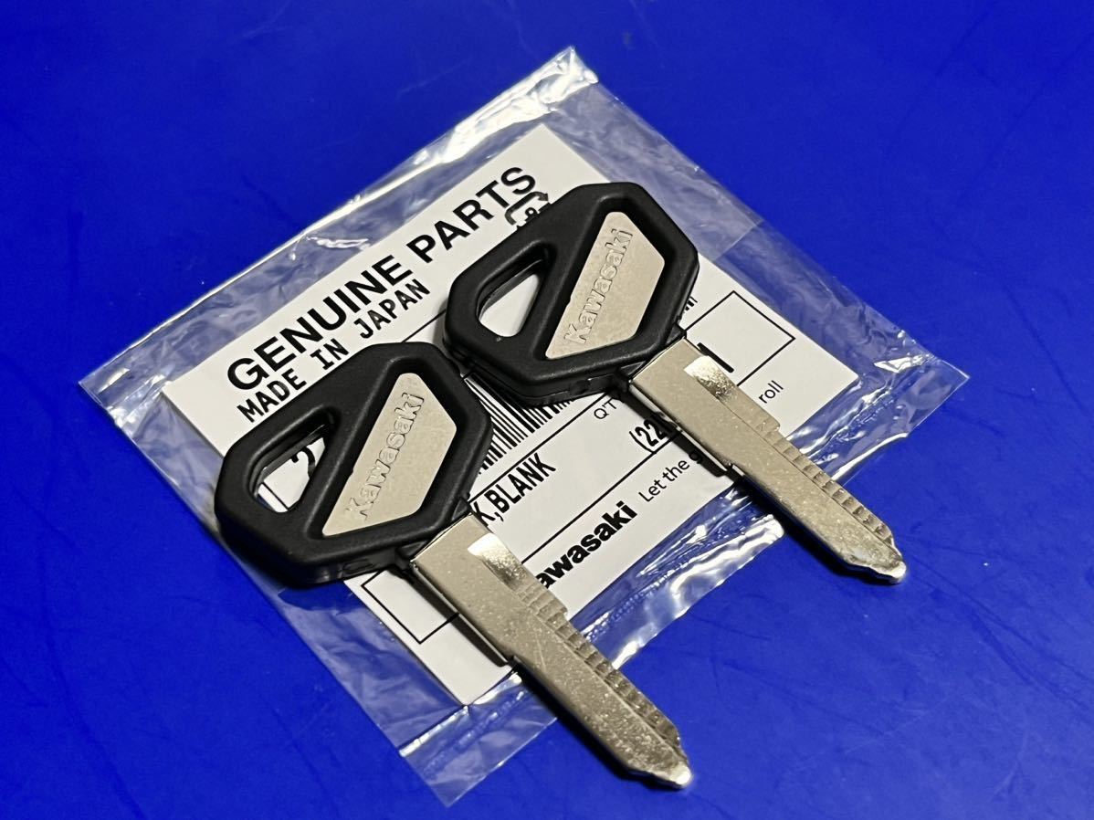 ゼファー400 ブランクキー 純正新品 2本 ゼファー550 ゼファー750