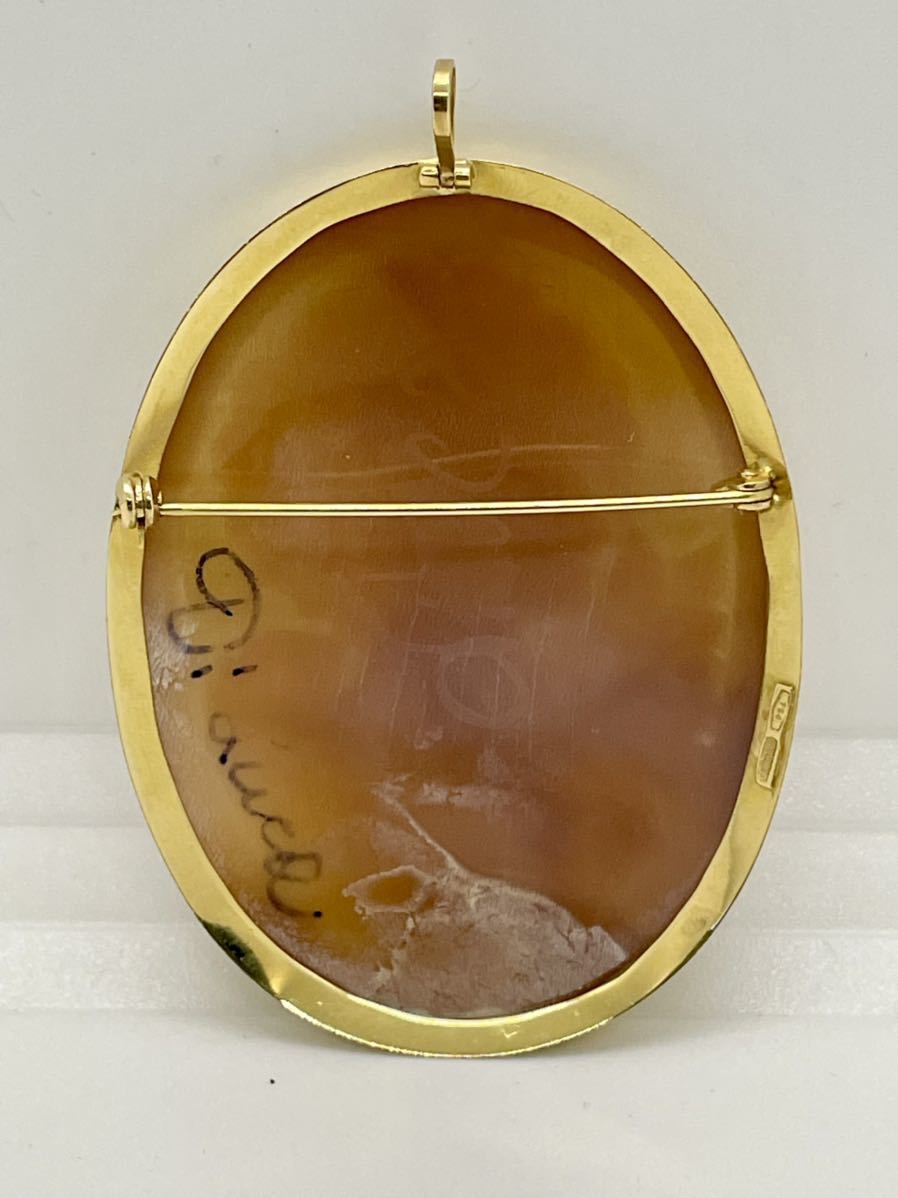 diluca シェル カメオ K18