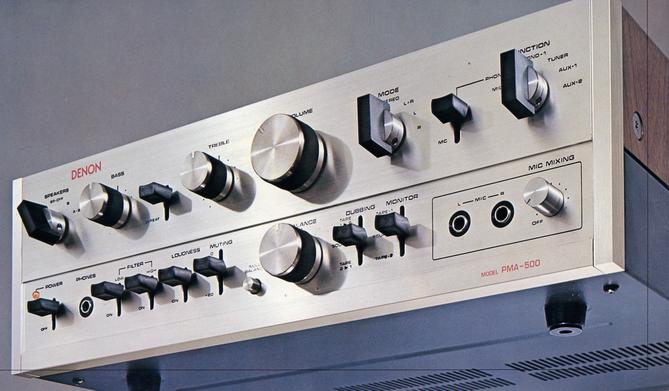 DENON PMA-500 Specifications Denon / Den On