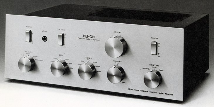 DENON PMA-232 Specifications Denon / Den On