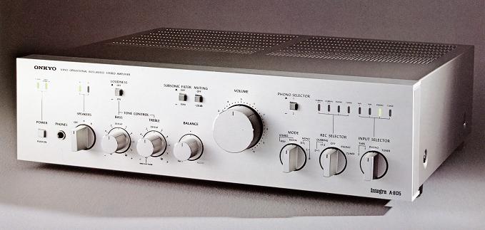Specifications of ONKYO Integra A-805 Onkyo / Onkyo