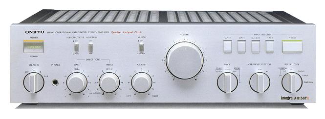 Specifications of ONKYO INTEGRa A-815GTR Onkyo / Onkyo