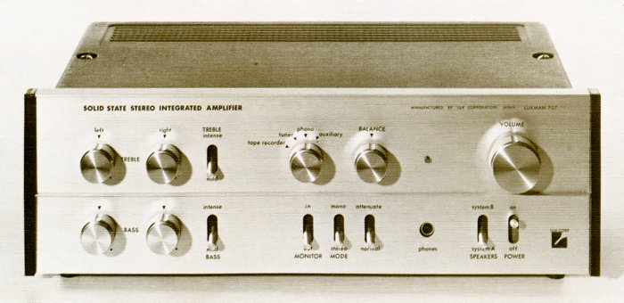 Specifications of LUXMAN SQ707 Luxman