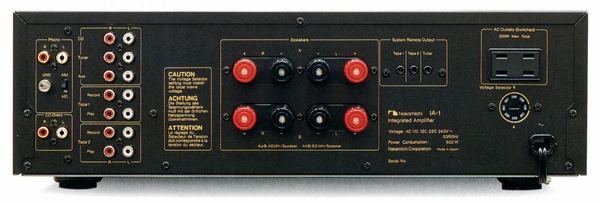 Nakamichi IA-1の仕様 ナカミチ