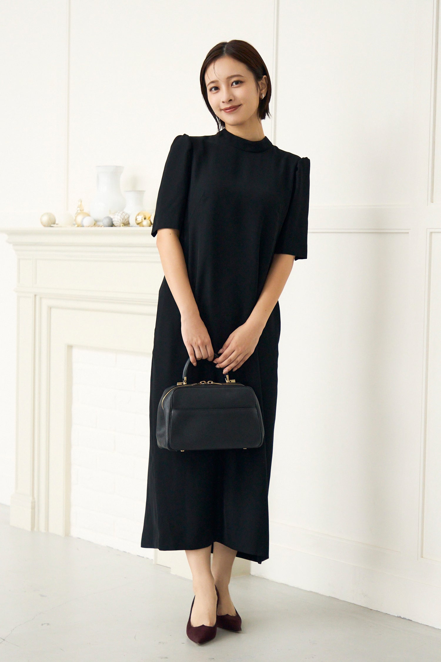 3pattern ribbon dress(Black) – Audire