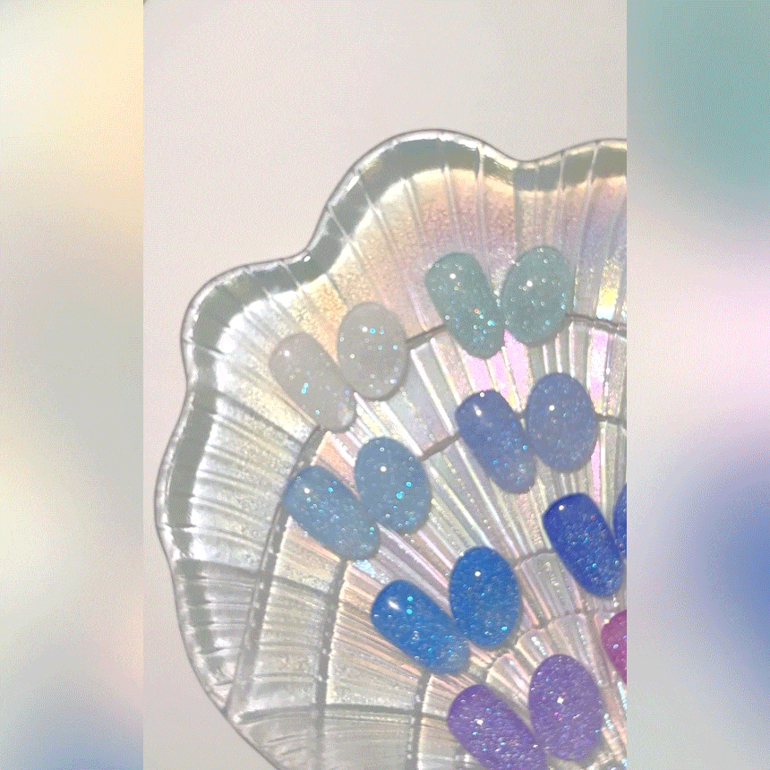 Yogurt Nail Ballerina II Reflective Glitter Collection - Full 8pc Set/