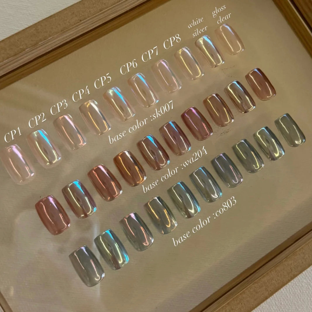 énoi Cinderella Powder (Chrome) - full 10pc set/individual pots