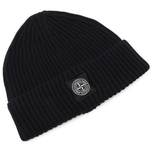 エムエムシックス メゾンマルジェラ ニット帽 ビーニー テープ ロゴ