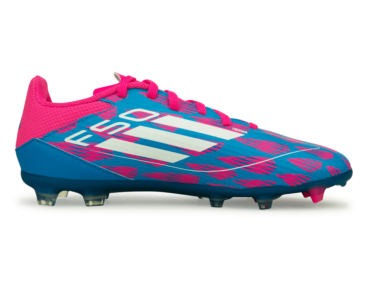 adidas Kids F50 League FG/MG Blue/White/Pink – Azteca Soccer