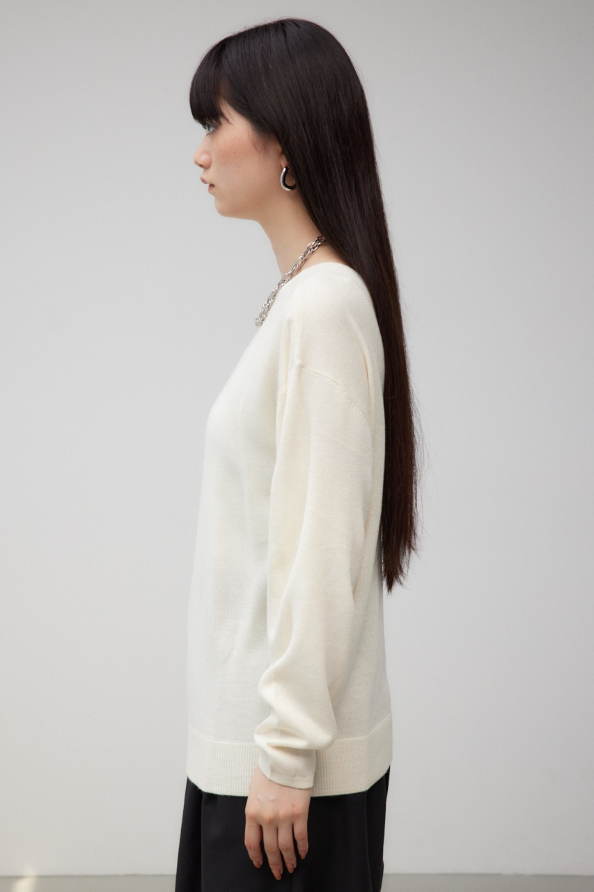 ヌーディー2WAYVネックニットトップス｜WOMEN｜250HAB70-022I｜AZUL BY