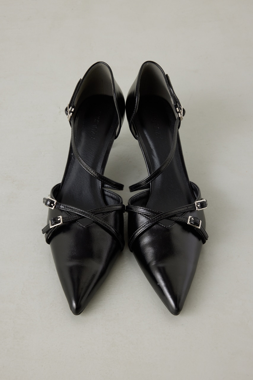 ダブルクロスポインテッドパンプス｜WOMEN｜250HAC55-357K｜AZUL BY