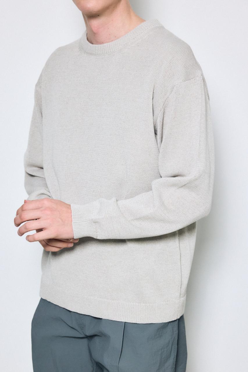 SS先行アイテム】リネンミックスニットトップス｜MEN｜251JSB70-0791