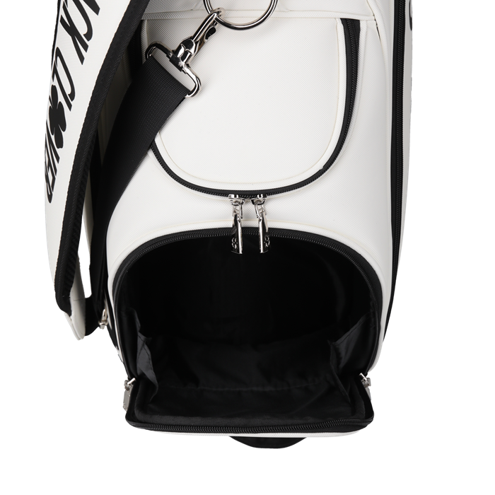 デッドストック Black & White キャディバッグ 本革 7型 デッド