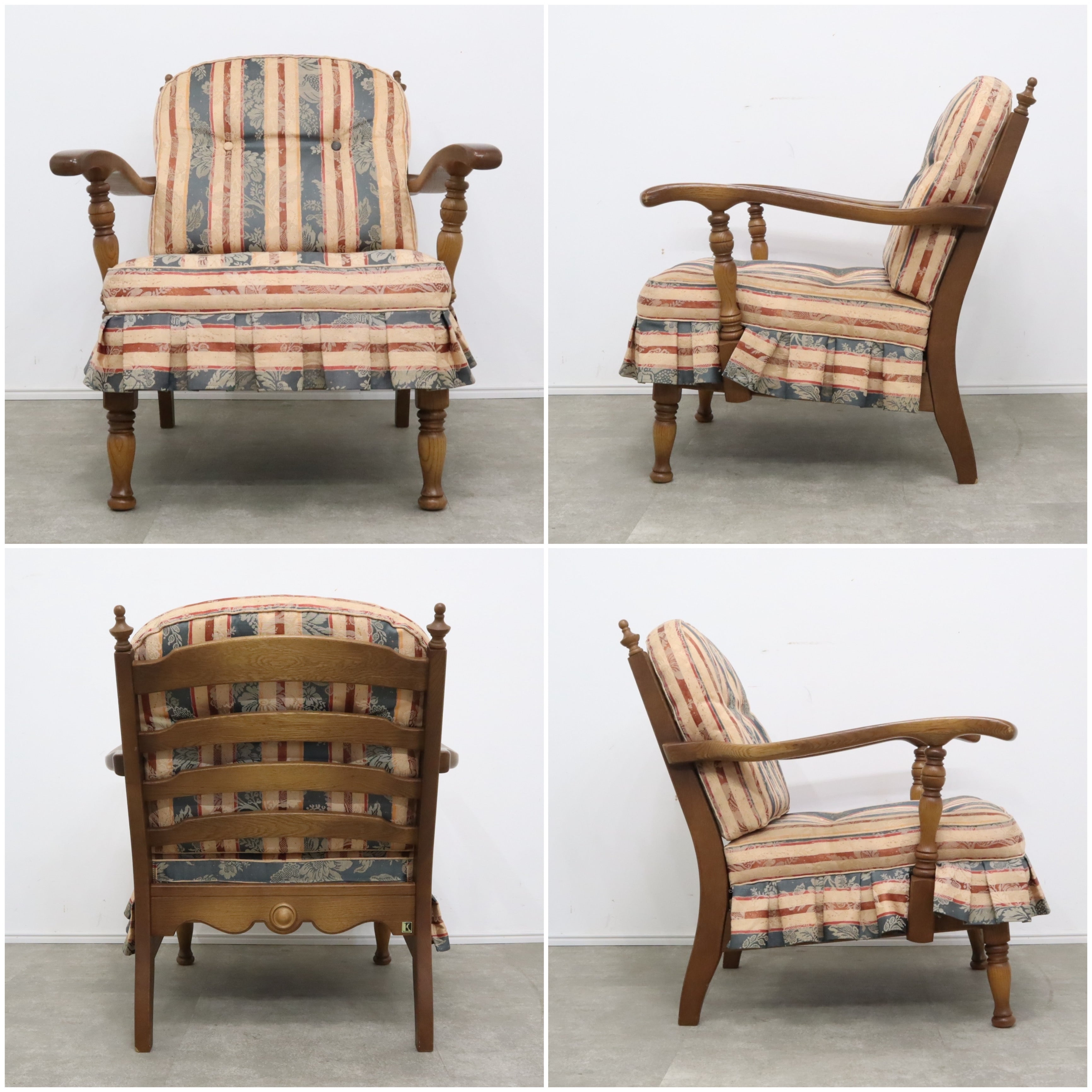 値引中】“飛騨産業”キツツキアーム1pソファA 飛騨産業 キツツキマーク