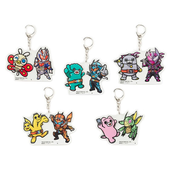 仮面ライダーガッチャード×ちびゴジラの逆襲 アクリルキーホルダー（全