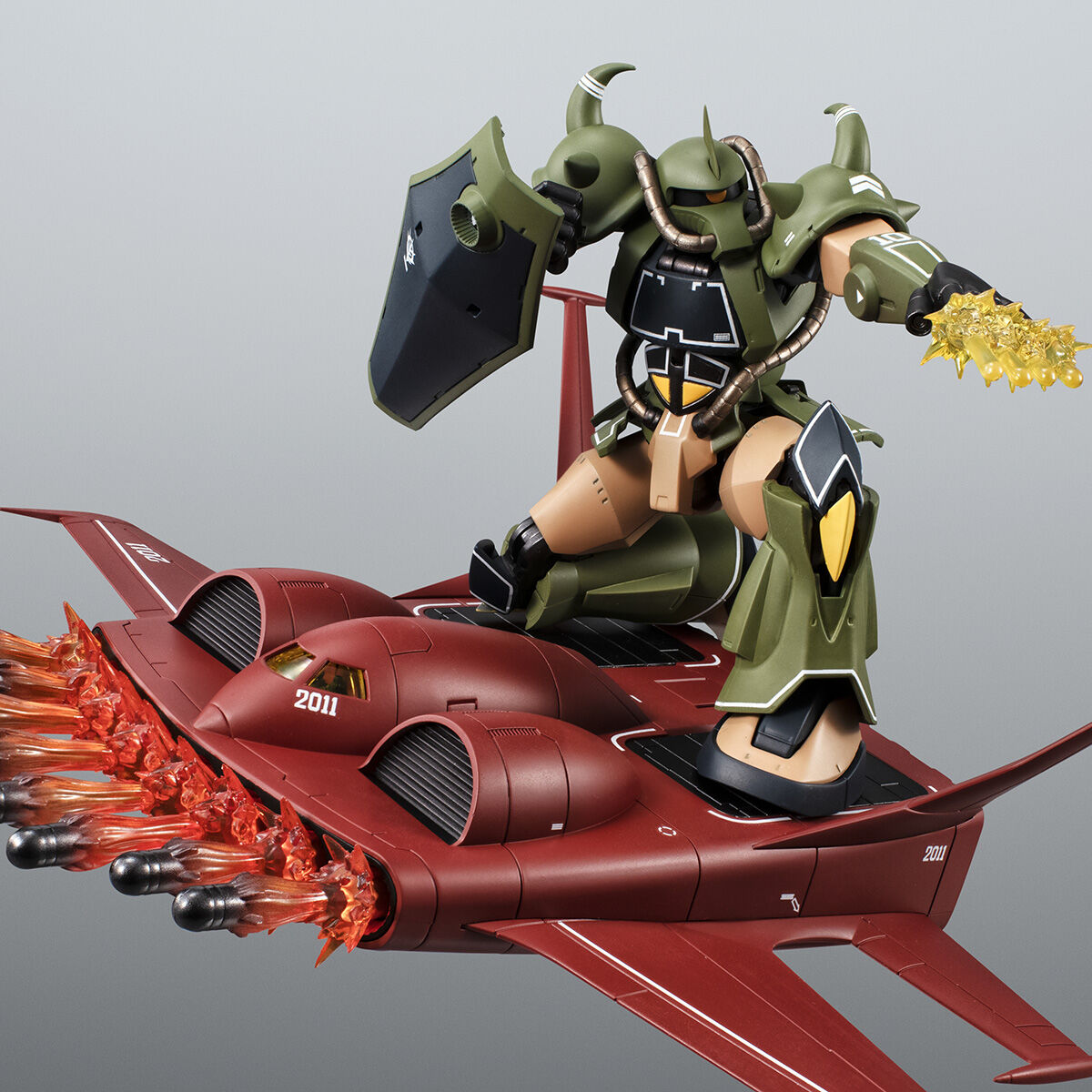 抽選販売】ROBOT魂 ＜SIDE MS＞ MS-07B グフ＆ド・ダイ YSセット ver