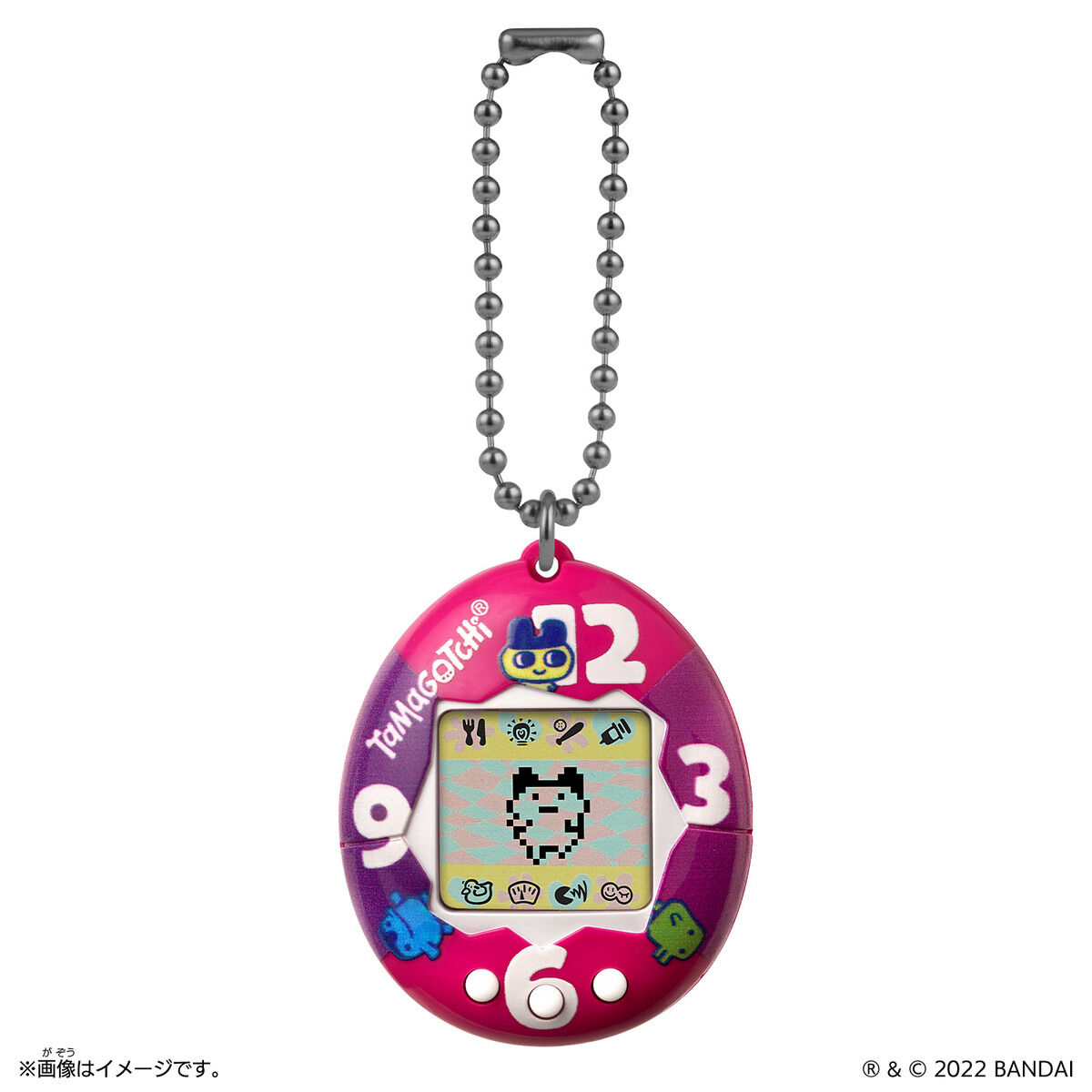 Original Tamagotchi Purple-Pink Clock | BANDAI TOYS