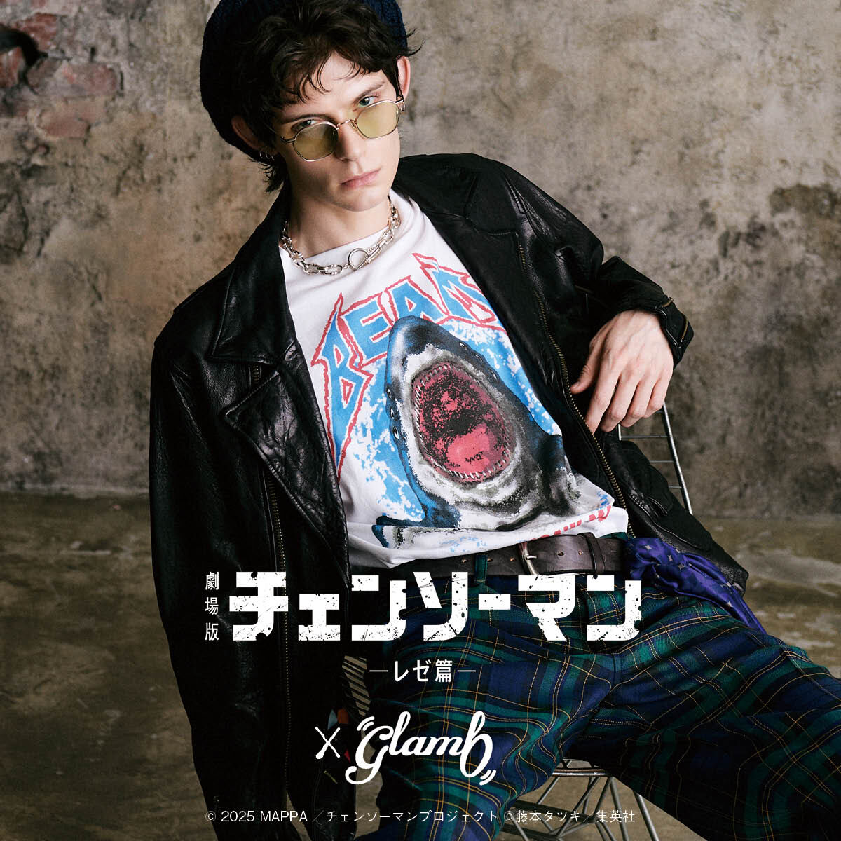 劇場版『チェンソーマン レゼ編』×glamb Beam T-shirt | チェンソー