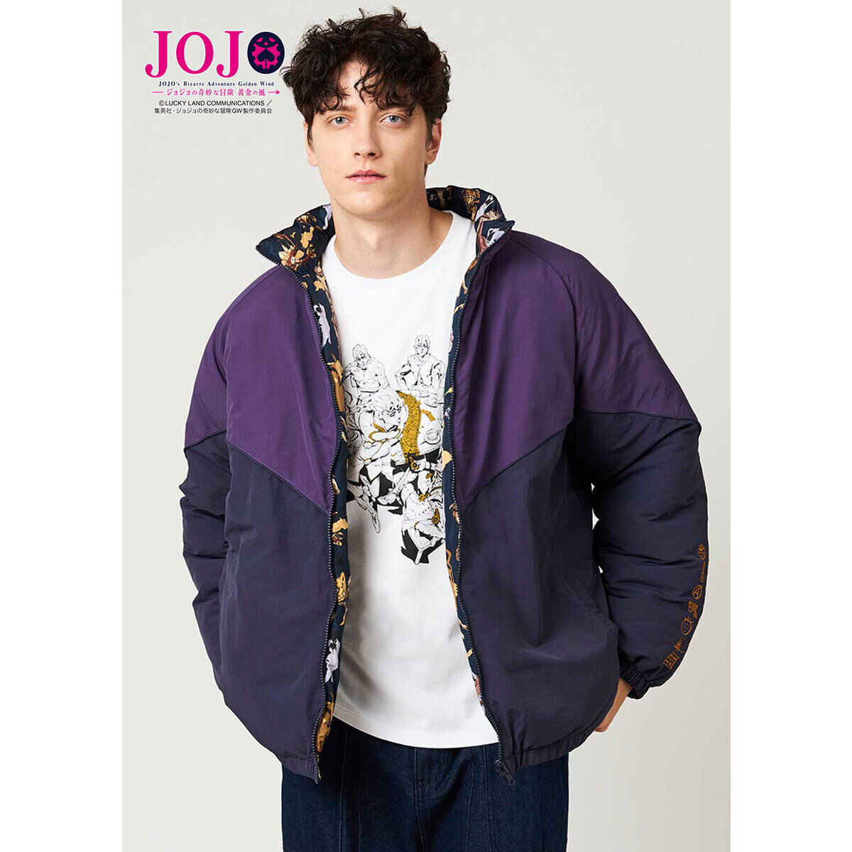 アニメ『ジョジョの奇妙な冒険 黄金の風』 グラニフ リバーシブル