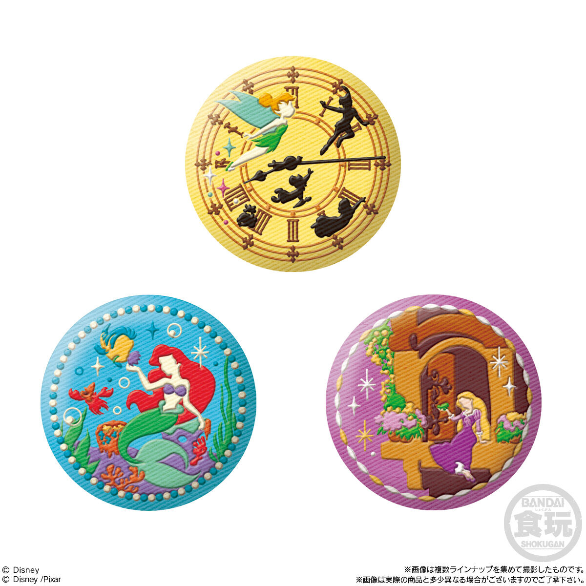 Disney Characters 刺繍缶バッジビスケット2(12個入)【再販：2026年7月