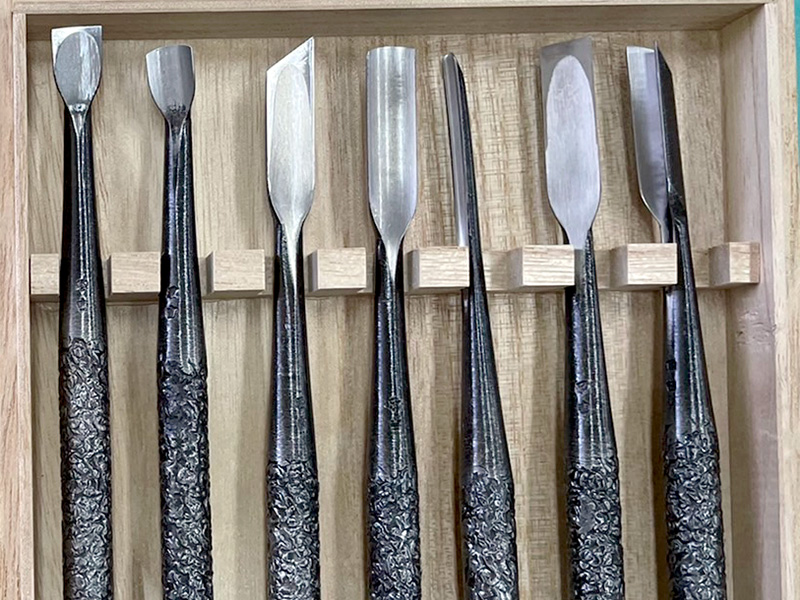 政吉作 共柄彫刻刀 七本組 | 馬場商店 – 大工道具 資材 金物