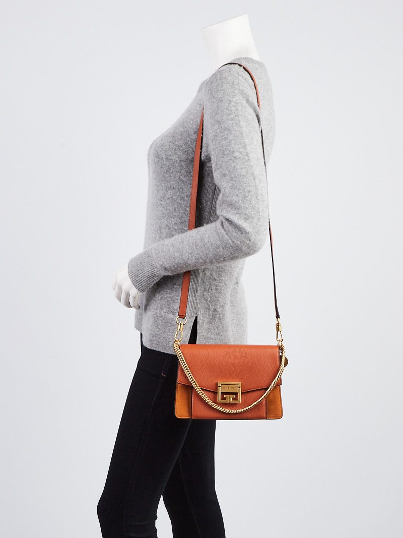 Givenchy Limited Edition Chestnut Leather/Suede GV3 Small