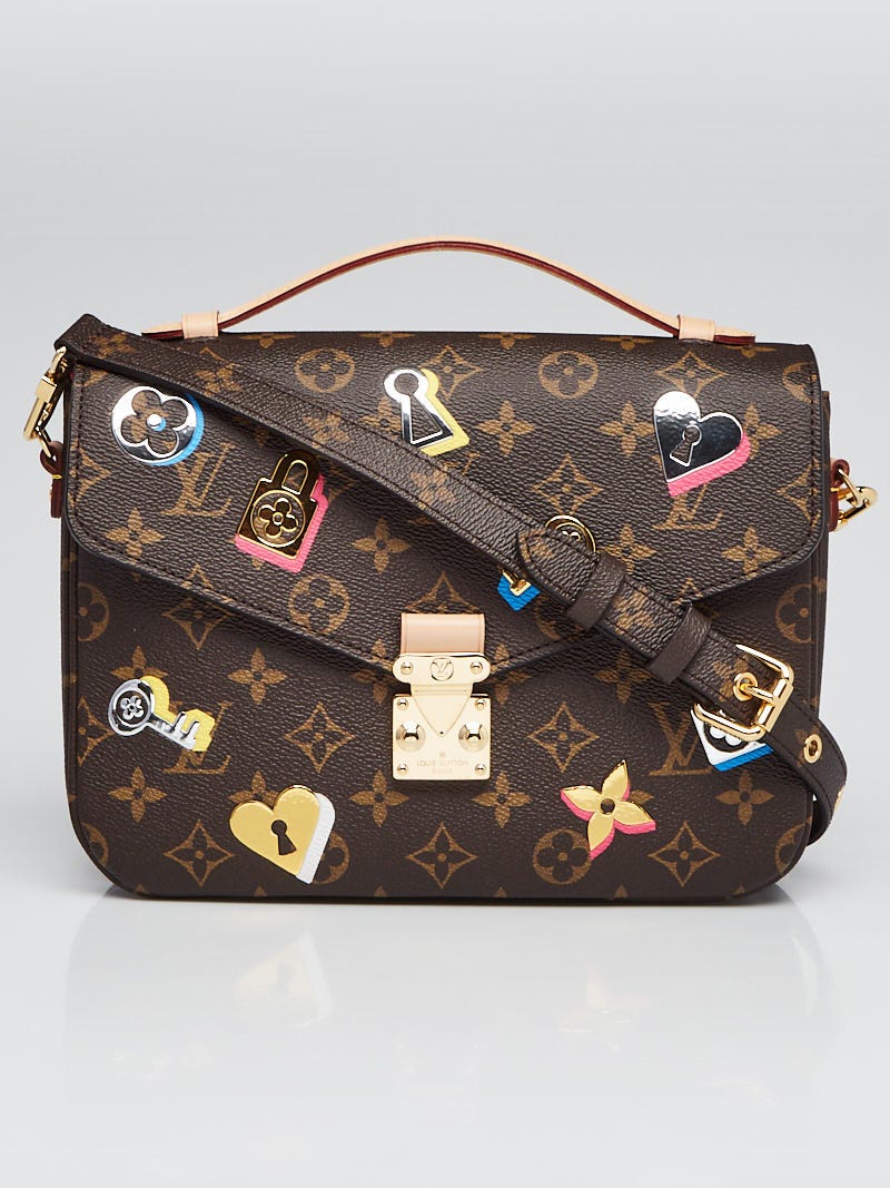 Louis Vuitton Limited Edition Monogram Canvas Love Lock Pochette